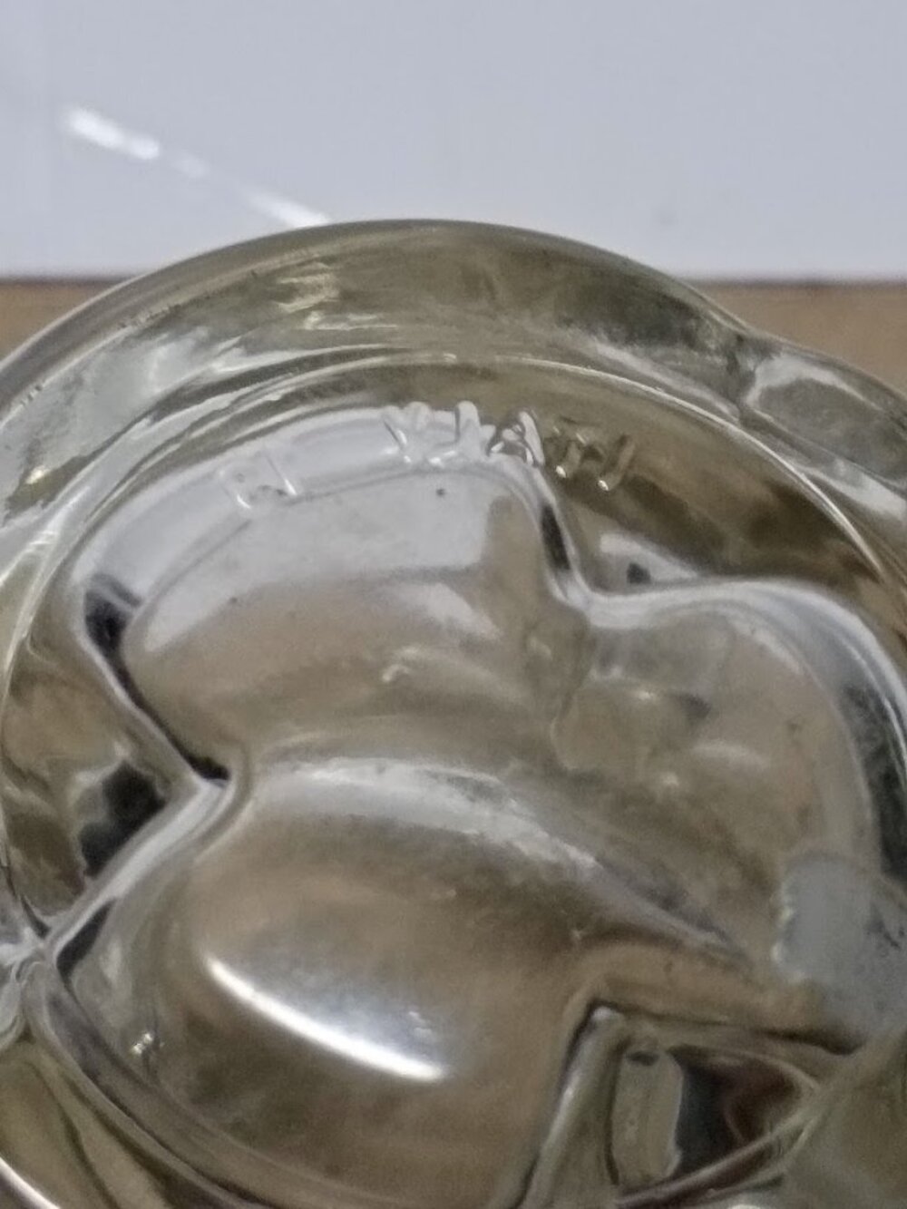 Borgonovo VTG 1950-1970 Set 2 Italian Glass Crystal Tealight Candle Holders - Picture 6 of 6